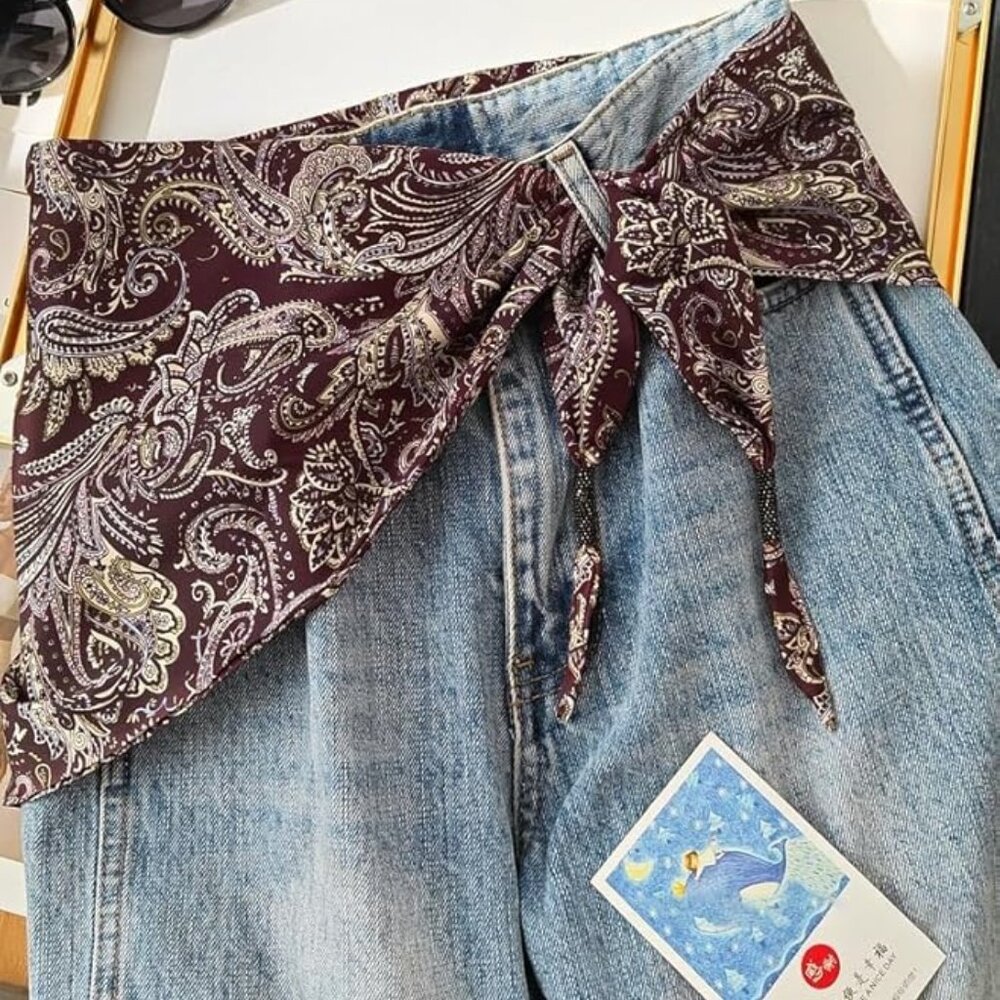Skinny Scarf Belt Wrap